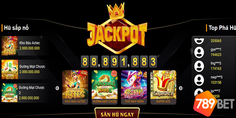 Trải nghiệm game slots 789Bet với những phần thưởng lớn